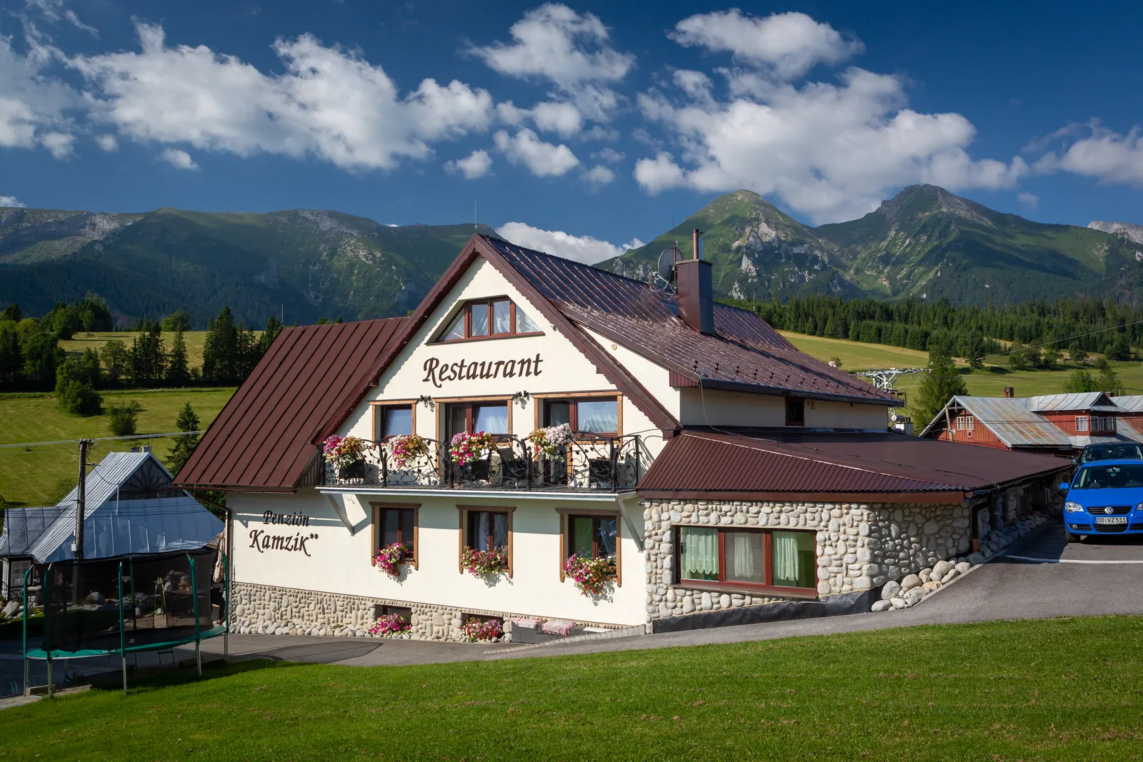 Penzión a Belianske Tatry pred úpravou